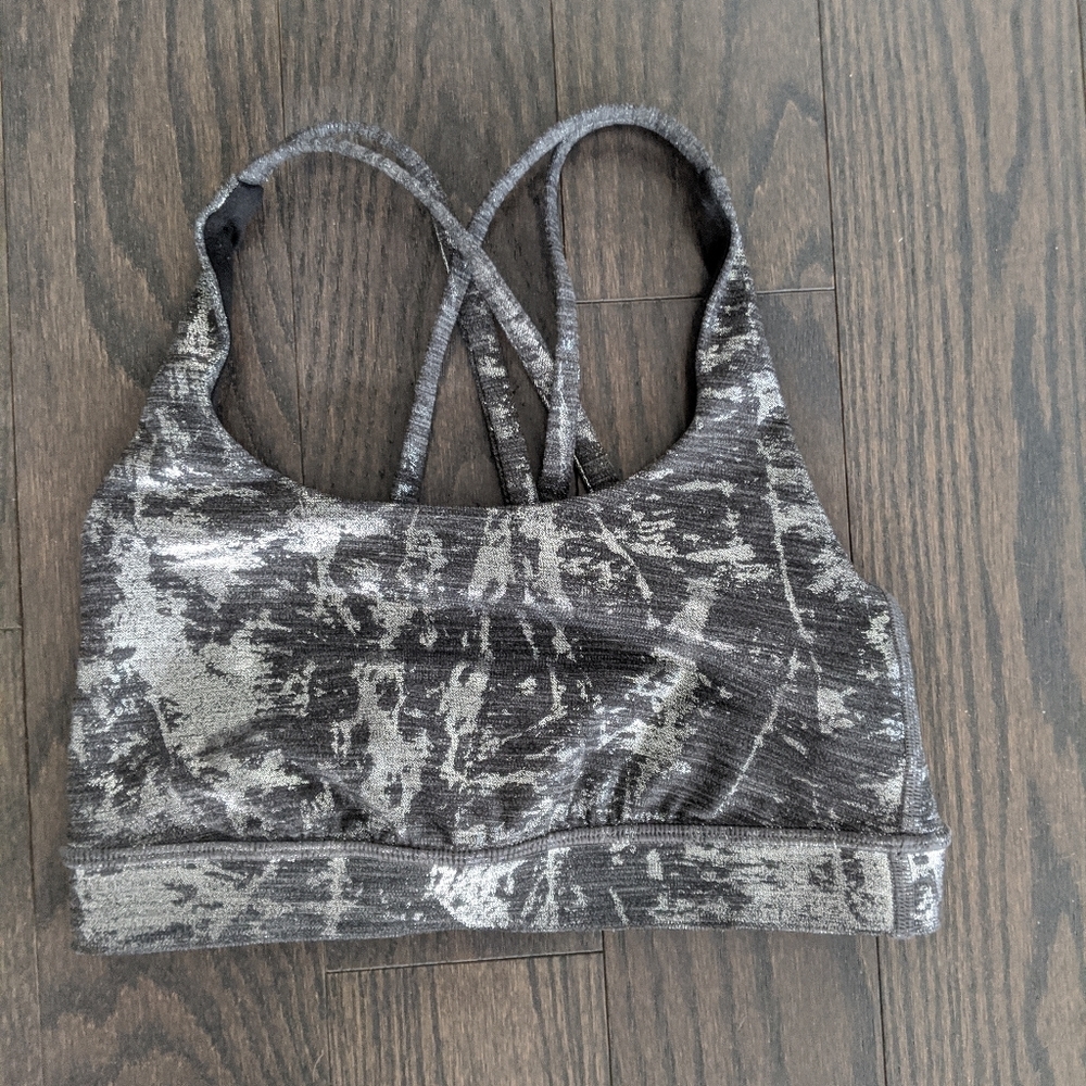Metallic Lulu Energy Bra 🥰